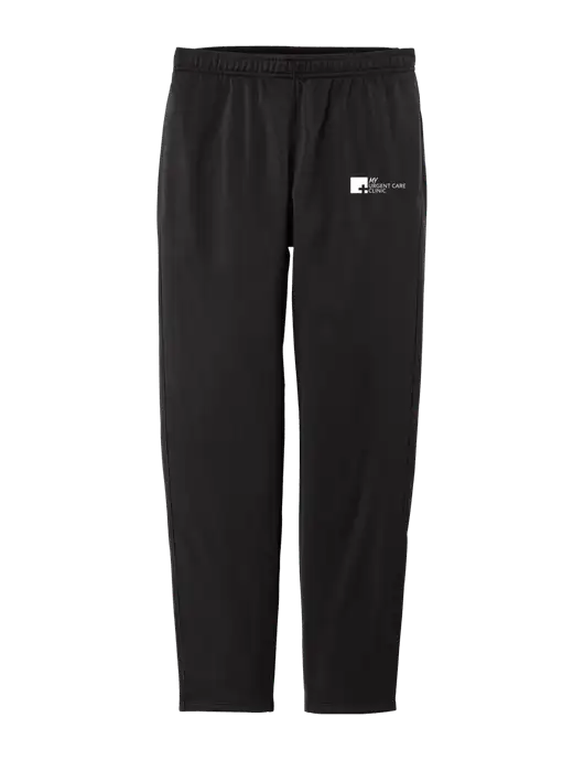 Womens Tricot Black Track Jogger w/My Urgent Care Logo