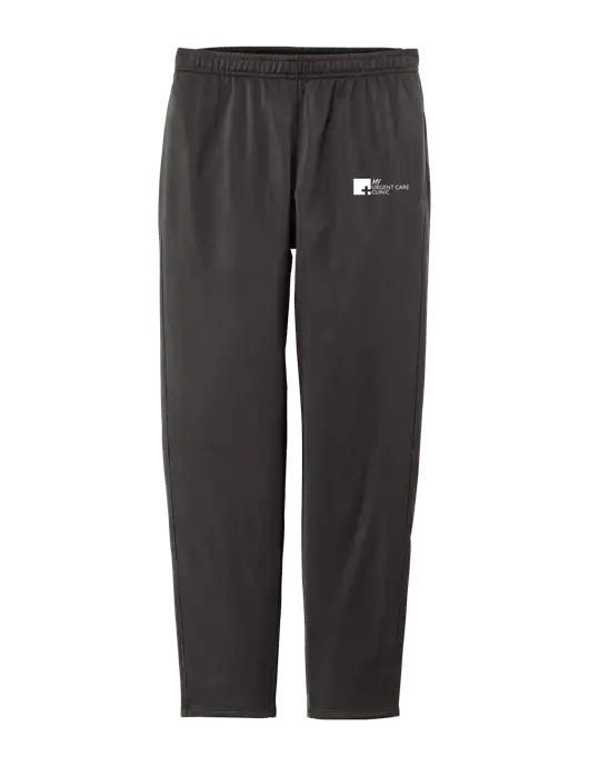 Womens Tricot Very Dark Grey Track Jogger w/My Urgent Care Logo