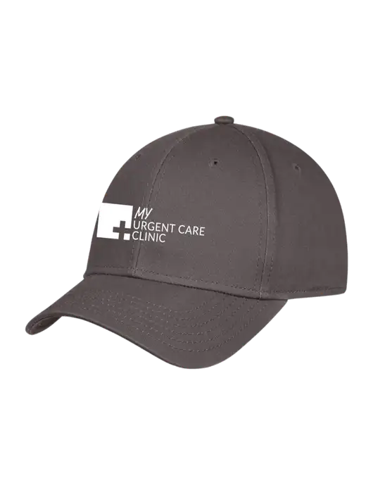 Charcoal Structured Cap Hook & Loop w/My Urgent Care Logo