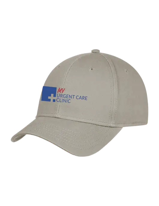 Tan Structured Cap Hook & Loop w/My Urgent Care Logo