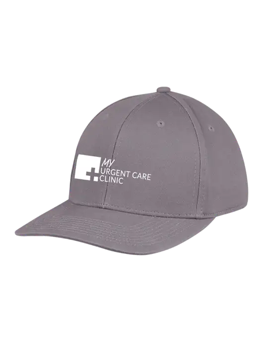 Premium Modern Structured Twill Charcoal Snapback Cap w/My Urgent Care Logo