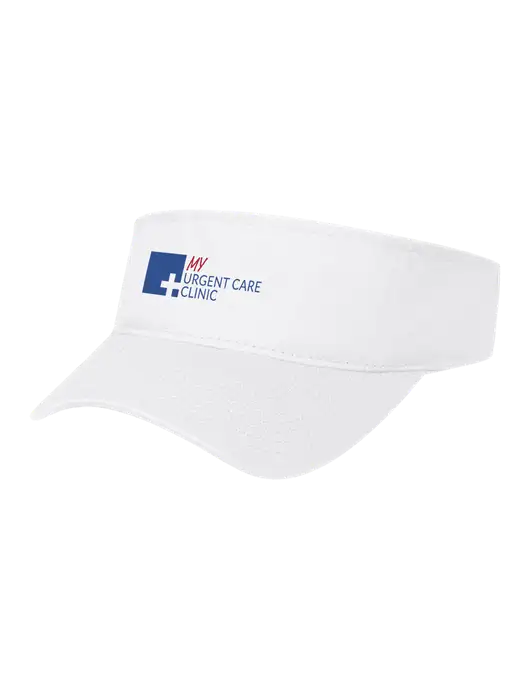 White Cap Visor w/My Urgent Care Logo