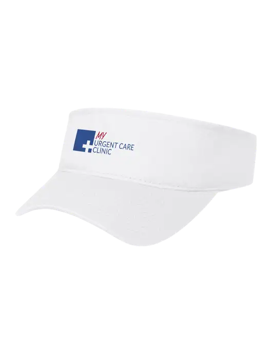White Cap Visor w/My Urgent Care Logo