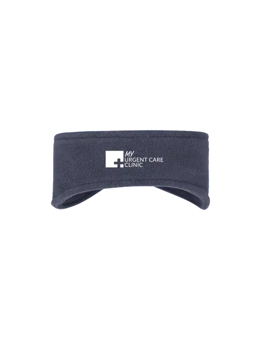 Navy Stretch Fleece Headband w/My Urgent Care Logo