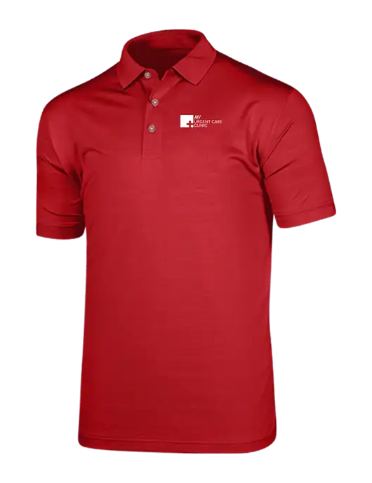 Callaway Vibrant Red Ventilated Polo w/My Urgent Care Logo