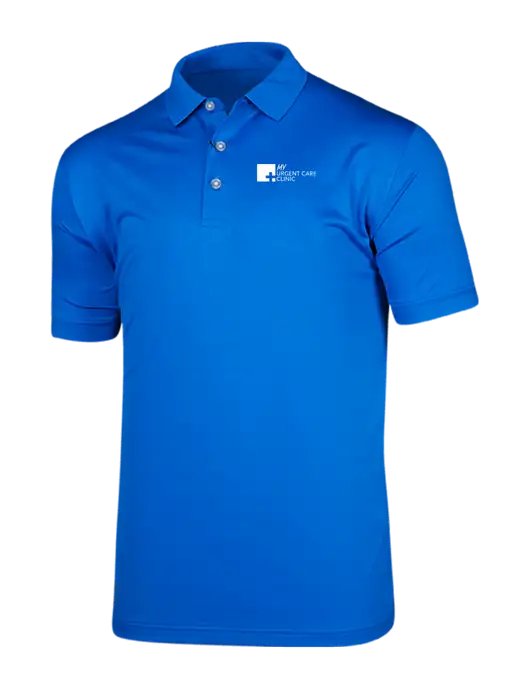 Callaway Vibrant Royal Blue Ventilated Polo w/My Urgent Care Logo