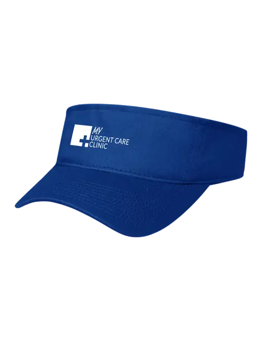 Royal Cap Visor w/My Urgent Care Logo