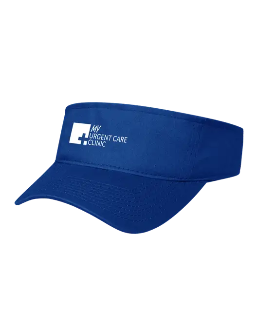 Royal Cap Visor w/My Urgent Care Logo