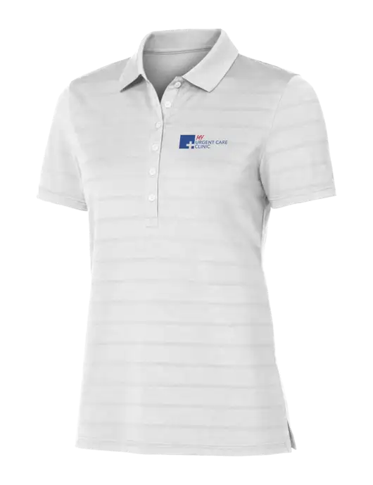 Callaway Womens Bright White Ventilated Polo w/My Urgent Care Logo