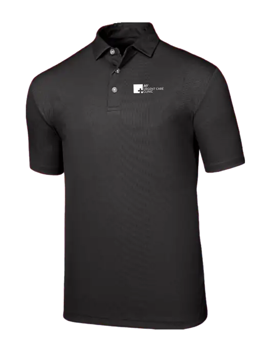 Callaway Birdseye Black Polo w/My Urgent Care Logo