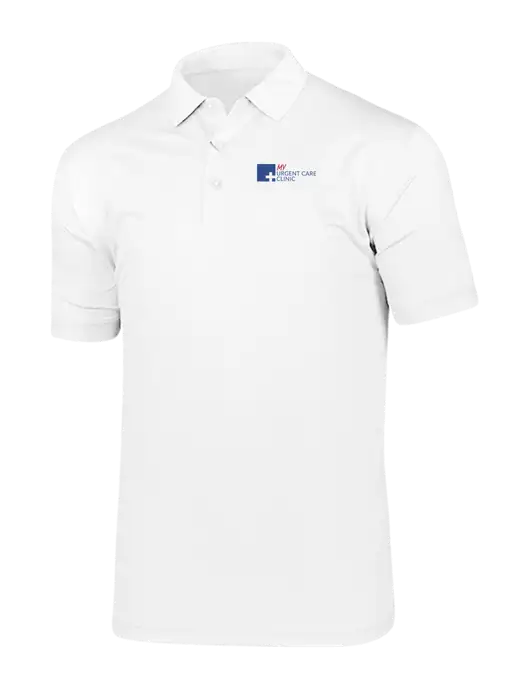 Callaway Vibrant Bright White Ventilated Polo w/My Urgent Care Logo