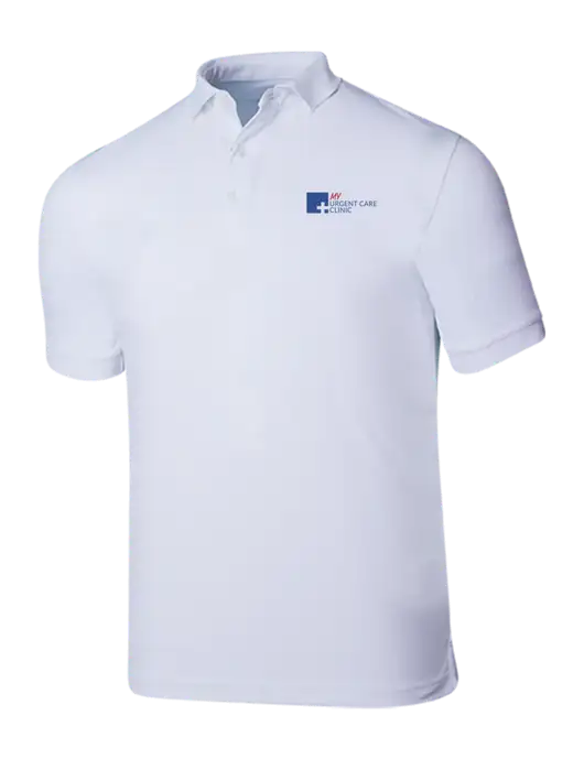 Callaway Ottoman Bright White Polo w/My Urgent Care Logo