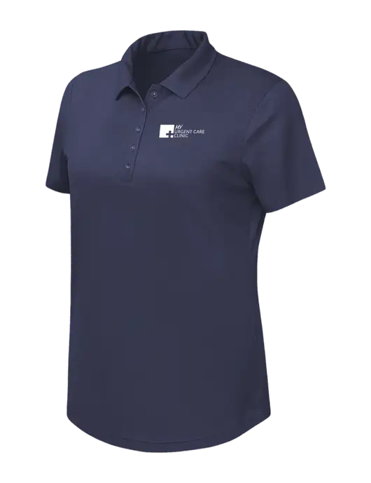 Callaway Womens Birdseye Navy Polo w/My Urgent Care Logo