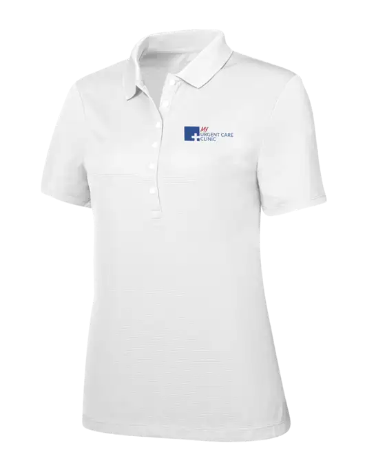 Callaway Womens Ottoman Bright White Polo w/My Urgent Care Logo