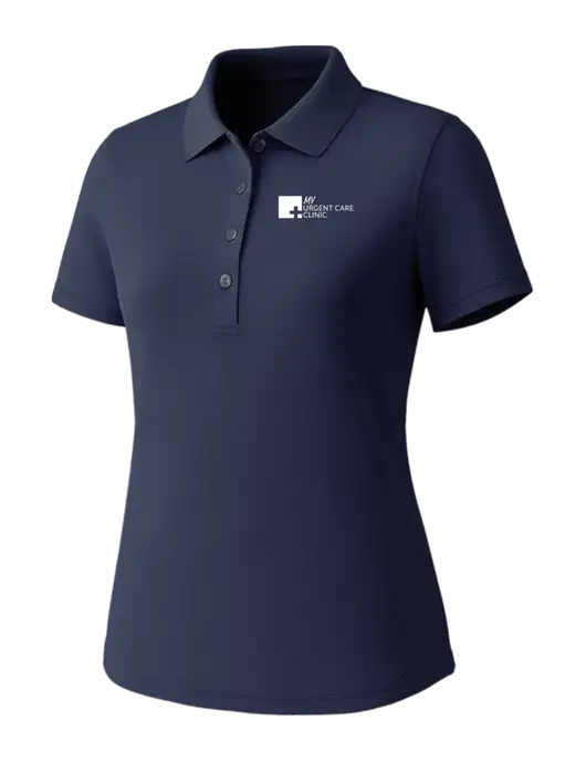 Callaway Womens Core Navy Performance Polo w/My Urgent Care Logo