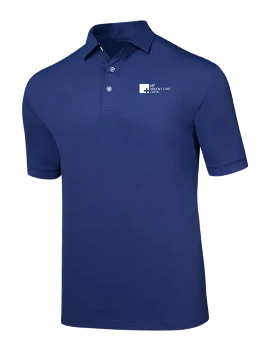 Callaway Navy Fashion Tonal Polo w/My Urgent Care Logo