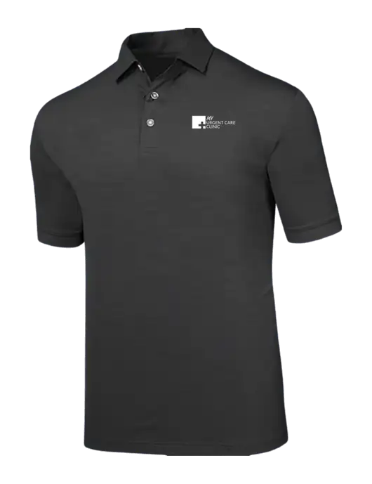 Callaway Black Fashion Tonal Polo w/My Urgent Care Logo
