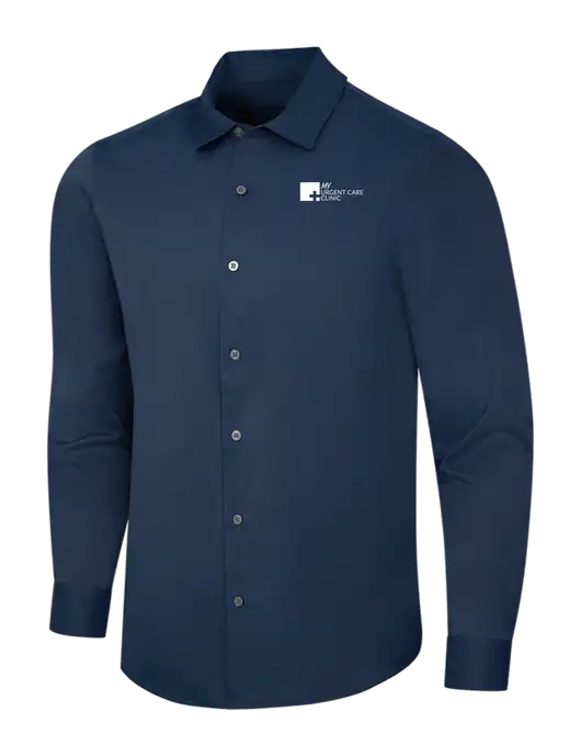 Navy City Stretch Shirt w/My Urgent Care Logo