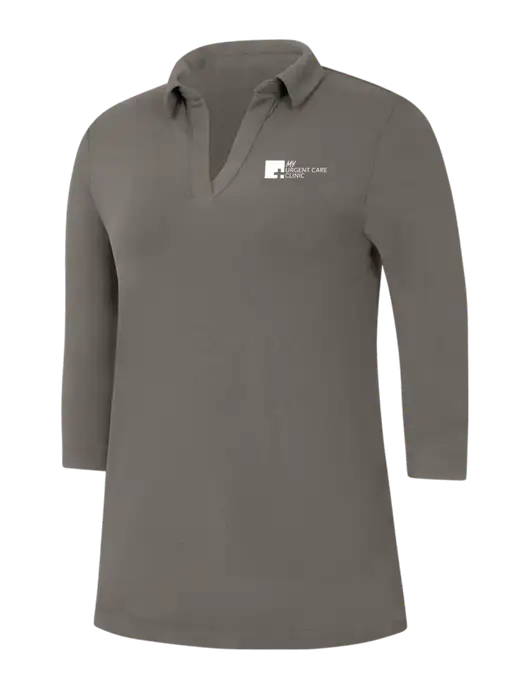 Womens Dark Grey Luxe Knit Tunic w/My Urgent Care Logo