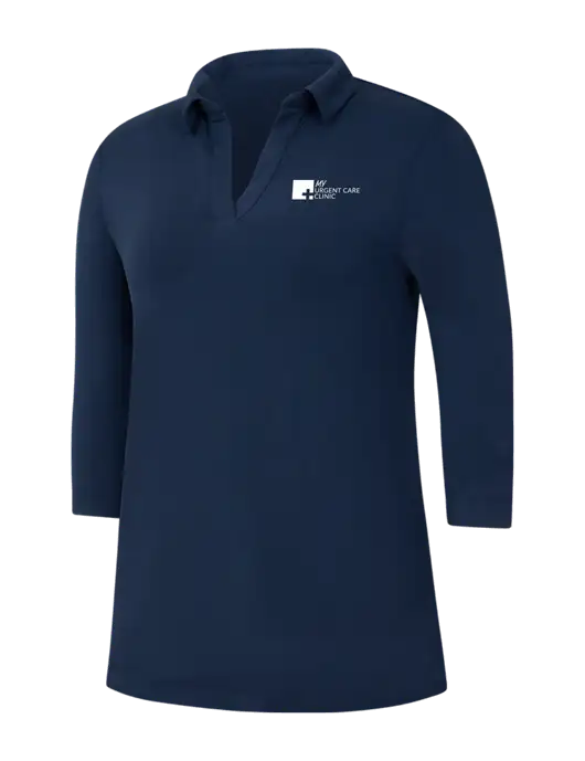 Navy Womens Luxe Knit Tunic w/My Urgent Care Logo