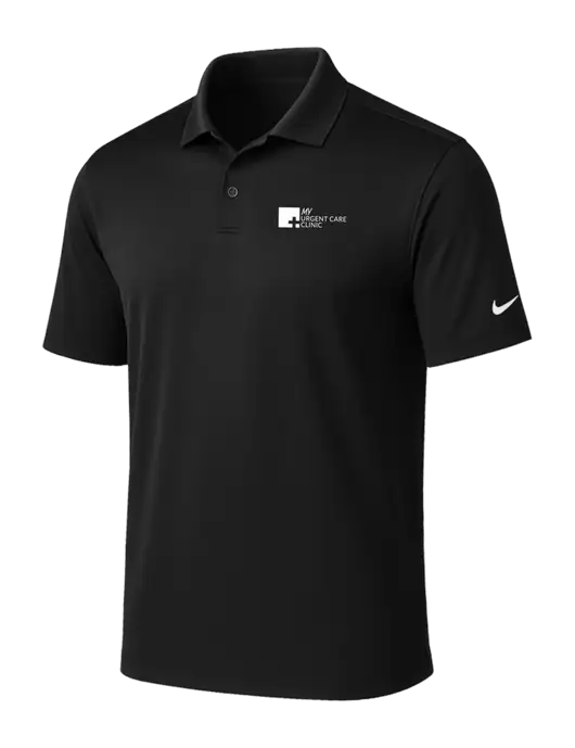 NIKE Black Victory Solid Polo w/My Urgent Care Logo