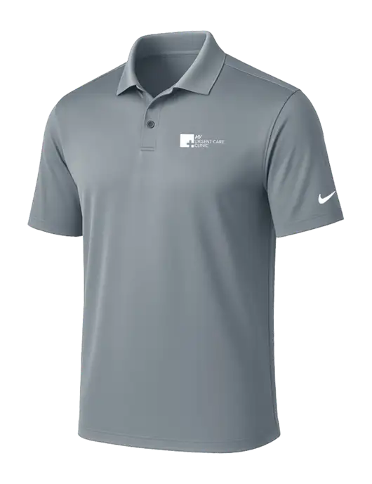 NIKE Medium Grey Victory Solid Polo w/My Urgent Care Logo