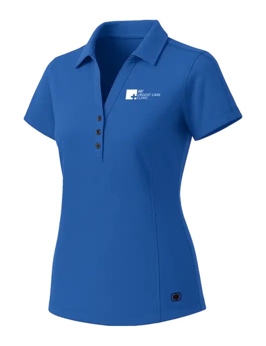 OGIO Womens Royal Blue ONYX Polo w/My Urgent Care Logo