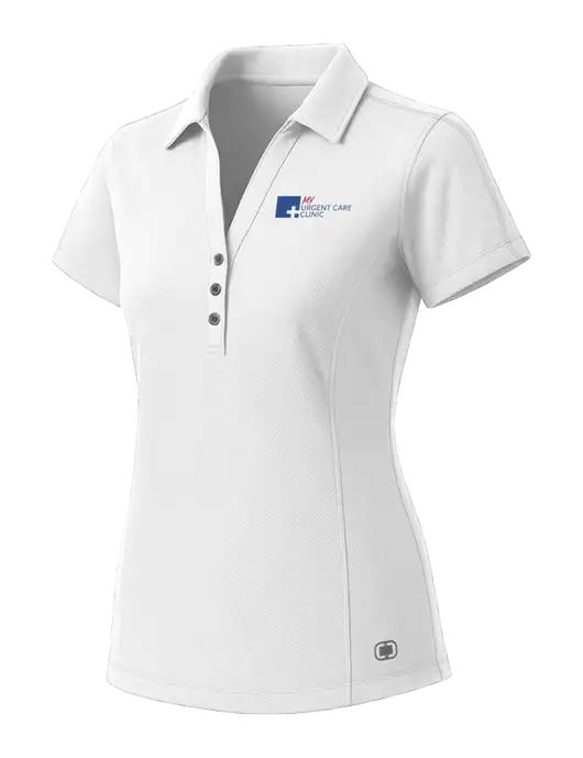 OGIO Womens White ONYX Polo w/My Urgent Care Logo