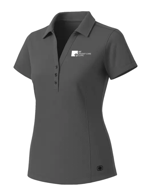 OGIO Womens Medium Grey ONYX Polo w/My Urgent Care Logo