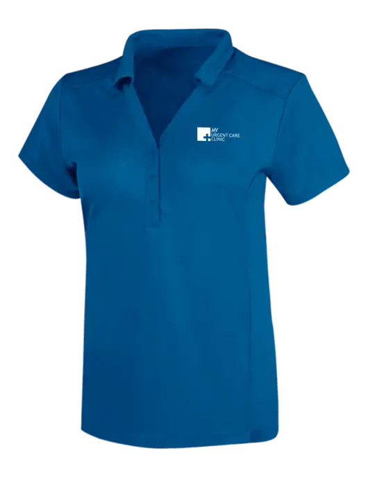OGIO Royal Blue Womens Framework Polo w/My Urgent Care Logo