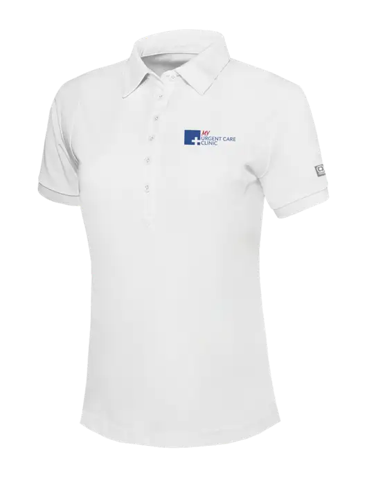 OGIO Womens Bright White Jewel Polo w/My Urgent Care Logo