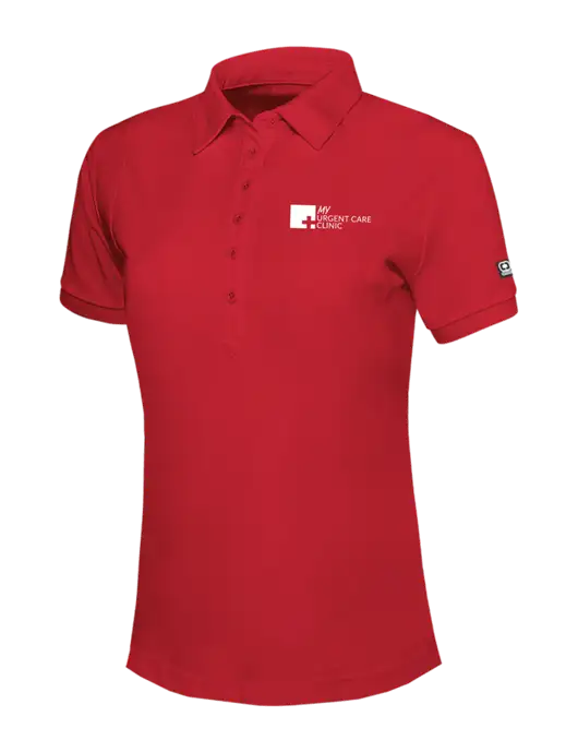 OGIO Womens Red Jewel Polo w/My Urgent Care Logo