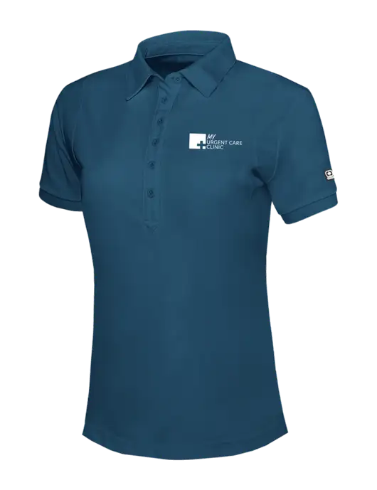 OGIO Womens Light Navy Jewel Polo w/My Urgent Care Logo