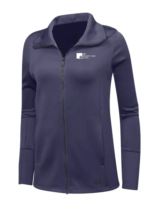 OGIO Navy Womens Endurance Modern Performance Full-Zip w/My Urgent Care Logo