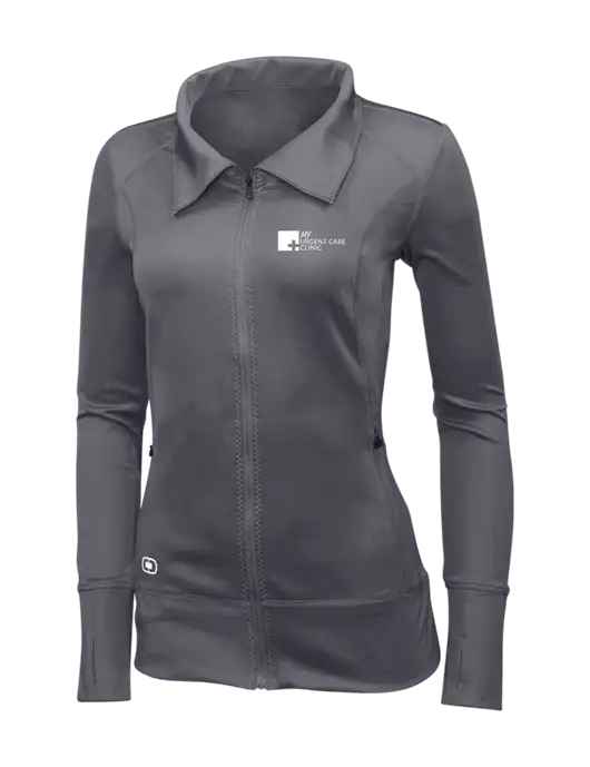 OGIO Dark Grey Womens Endurance Fulcrum Full-Zip w/My Urgent Care Logo