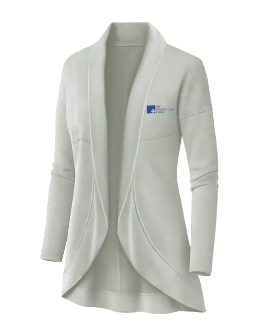 OGIO Ivory Snow Womens Luuma Cocoon Fleece w/My Urgent Care Logo