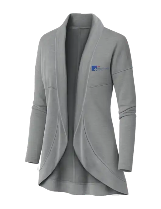 OGIO Light Grey Heather Womens Luuma Cocoon Fleece w/My Urgent Care Logo