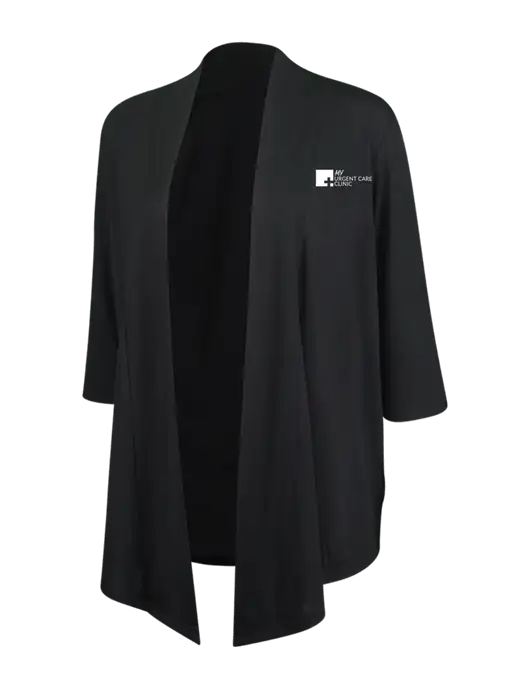 Black Womens Concept Shrug w/My Urgent Care Logo