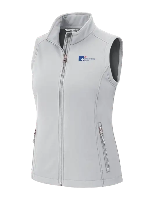 Marshmellow Womens Core Soft Shell Vest w/My Urgent Care Logo