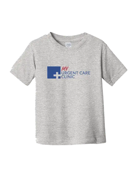 Rabbit Skins Light Grey Heather Toddler Fine Jersey Tee w/My Urgent Care Logo