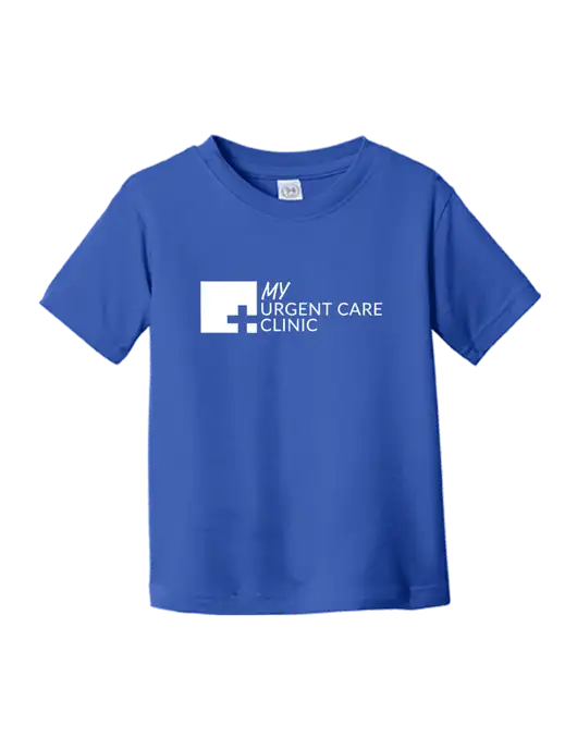 Rabbit Skins Royal Toddler Fine Jersey Tee w/My Urgent Care Logo