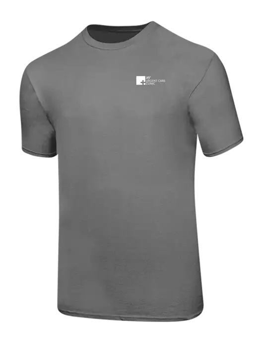 Ring Spun Medium Grey 4.5 oz T-Shirt w/My Urgent Care Logo