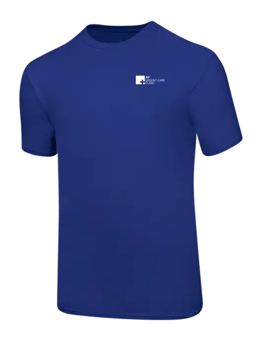 Ring Spun Royal 4.5 oz T-Shirt w/My Urgent Care Logo