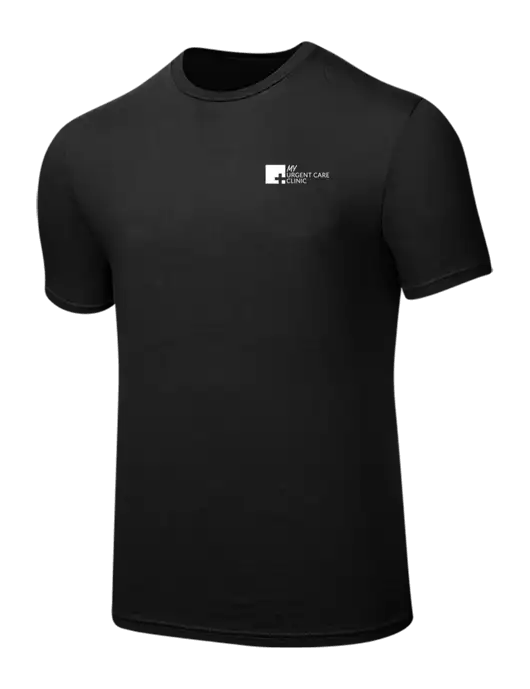 Seriously Soft Black T-Shirt w/My Urgent Care Logo