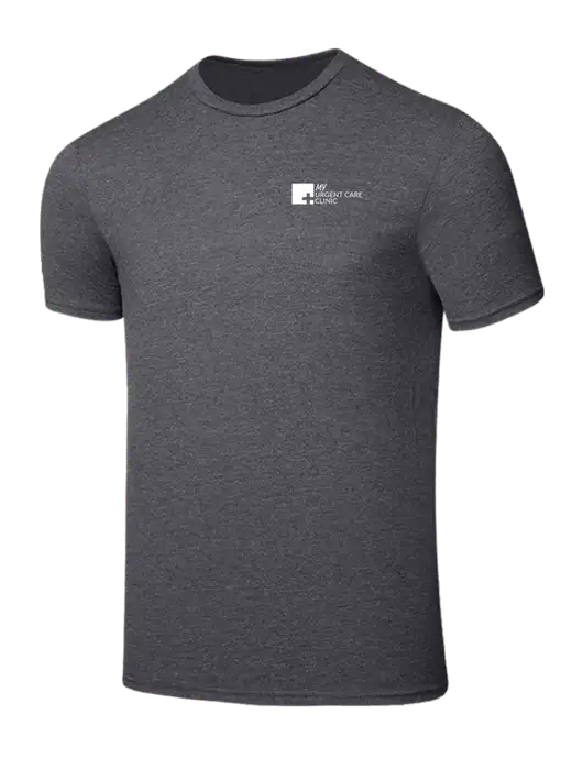 Seriously Soft Heathered Charcoal T-Shirt w/My Urgent Care Logo