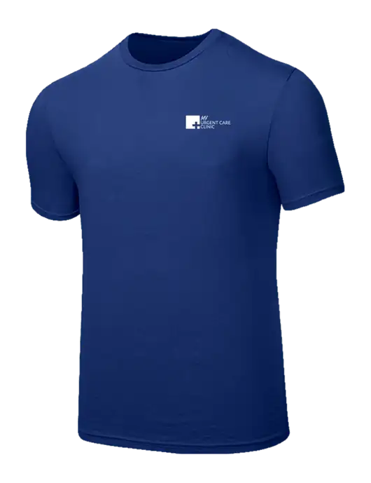 Seriously Soft Dark Royal T-Shirt w/My Urgent Care Logo