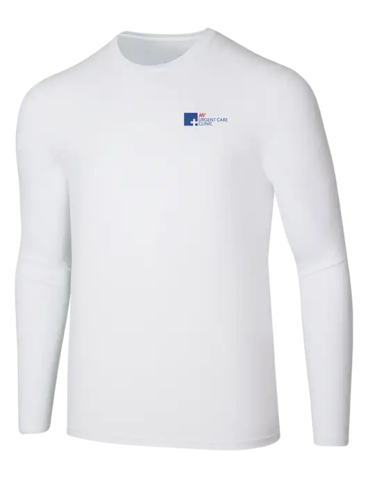 Seriously Soft White Long Sleeve T-Shirt w/My Urgent Care Logo