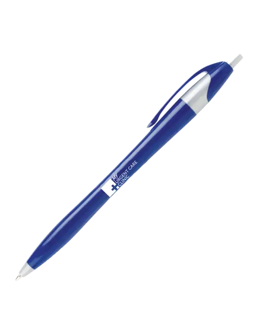 Novella Navy/Silver Corporate Pen- Blue Ink w/My Urgent Care Logo