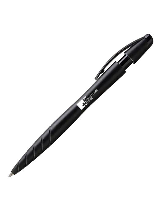 Awali Black Metallic Pen - Black Ink w/My Urgent Care Logo