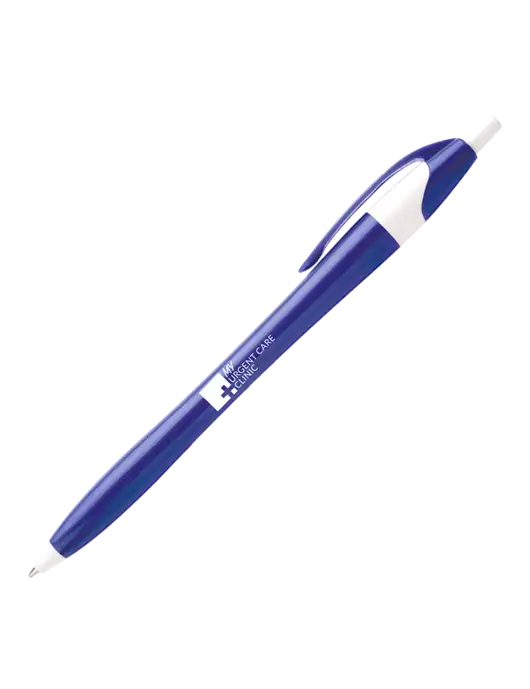 Novella Royal/White Executive Pen - Blue Ink w/My Urgent Care Logo